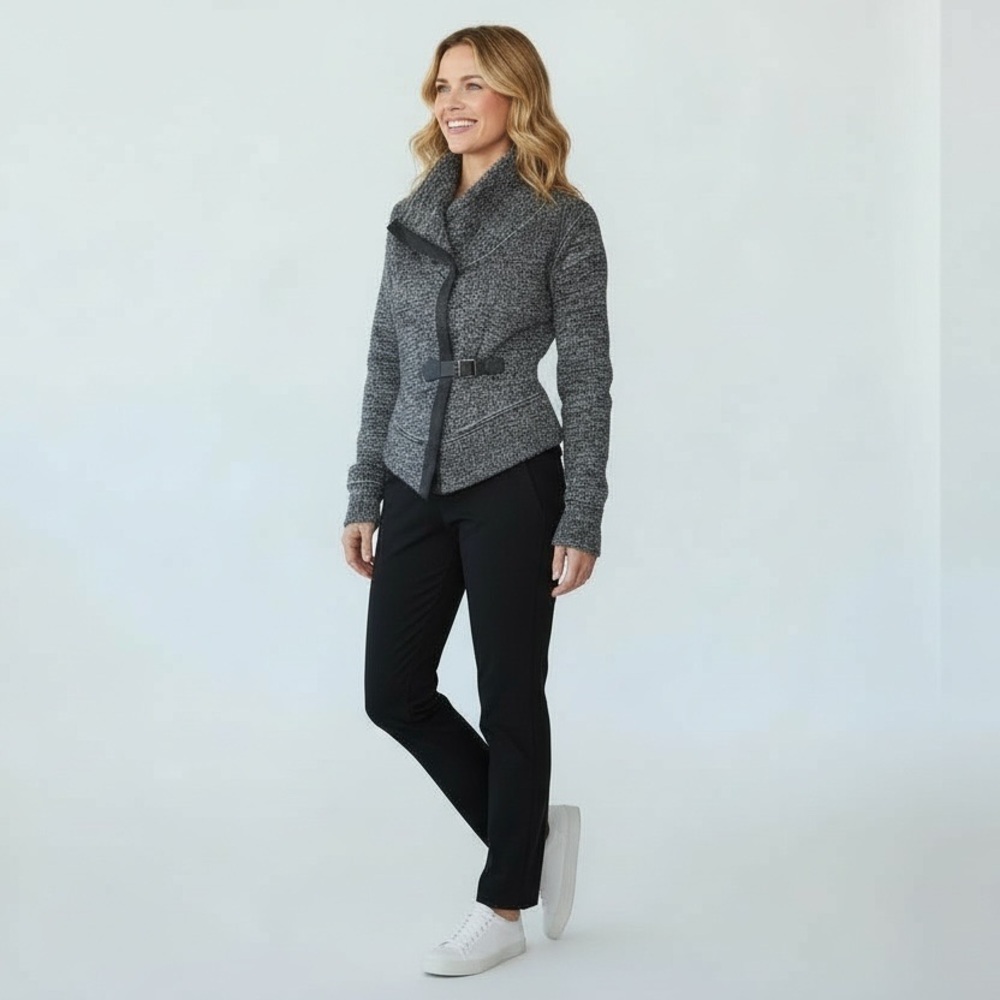 Moto Sweater Jacket / Sz L